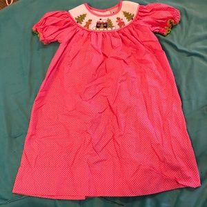 Gingerbread smock dress